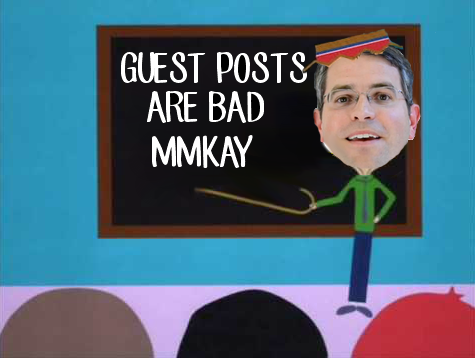 Matt Cutts on Guest Blogging