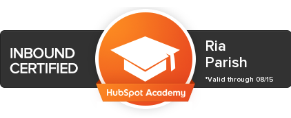 HubSpot Inbound Certified sticker