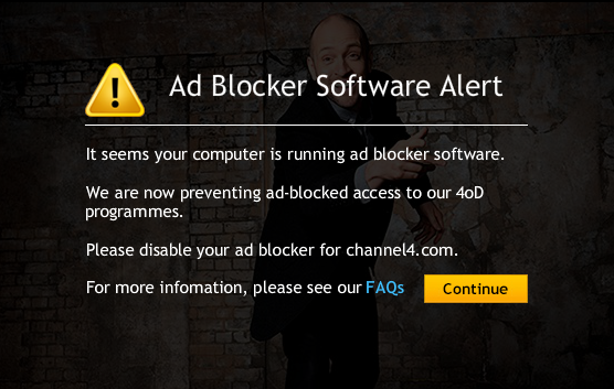 4OD ad blocker