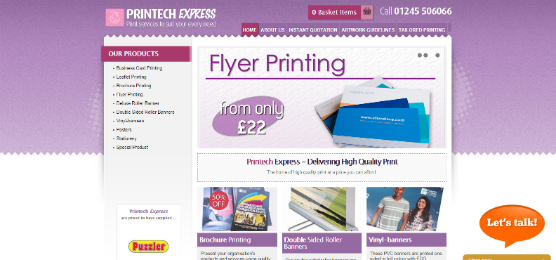 Printing Company Websites