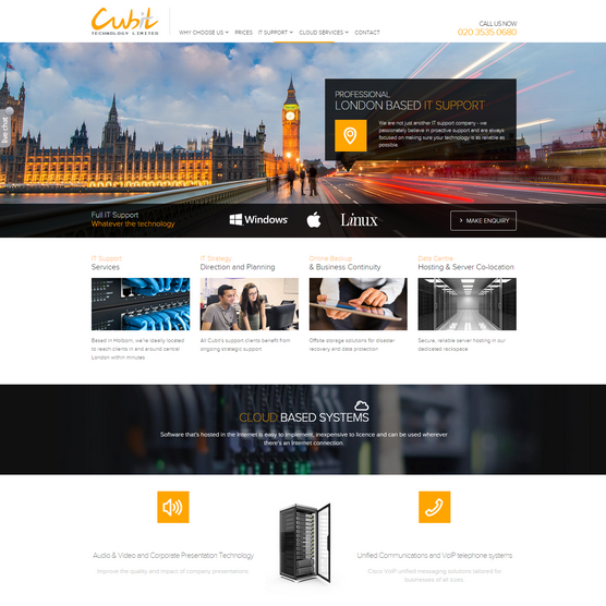 Cubit Tech Web Design