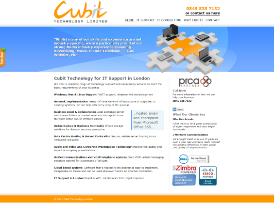 Cubit's Old Website