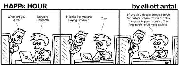 Breakout Keyword Research Comic