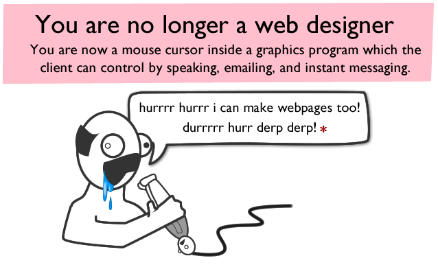 Client Web Designer Comic