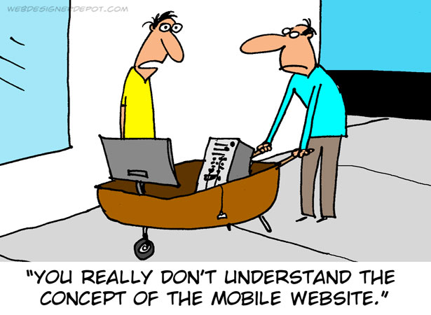 Mobile Website Comic