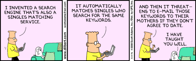 Singles Matching Search Engine Comic