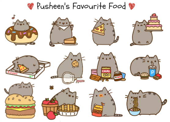 Pusheen's Favourite Food