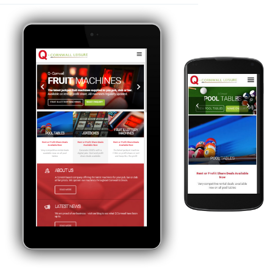 Q-Cornwall Mobile Web Design