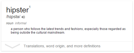 Hipster Definition