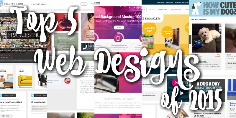 Top 5 Web Designs of 2015