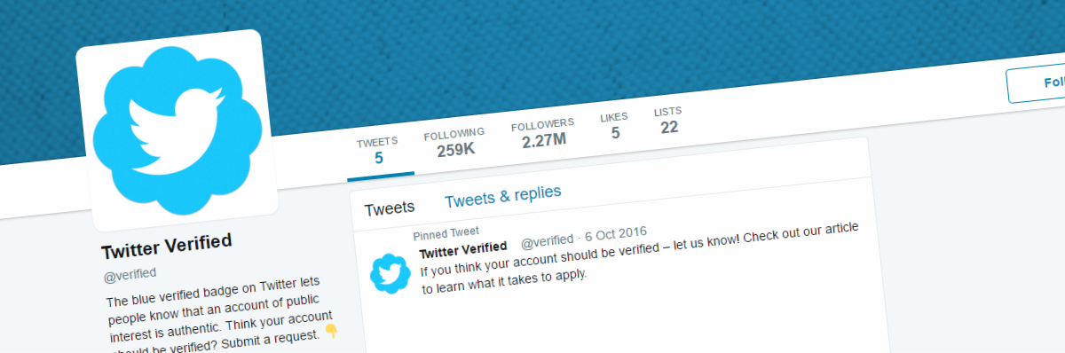 request Twitter blue-tick verification header