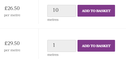 The Lining Company product quantity options