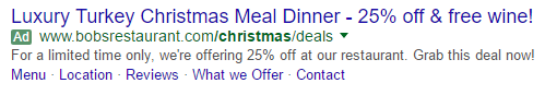 Google Adwords Christmas