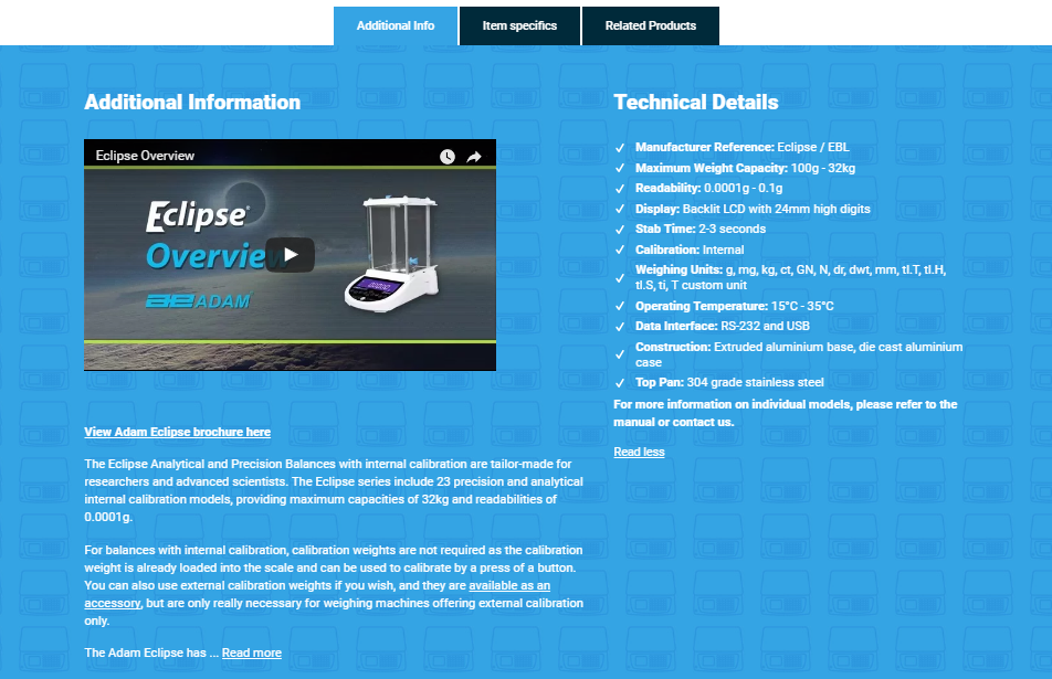 Braymont UK Product Page Info