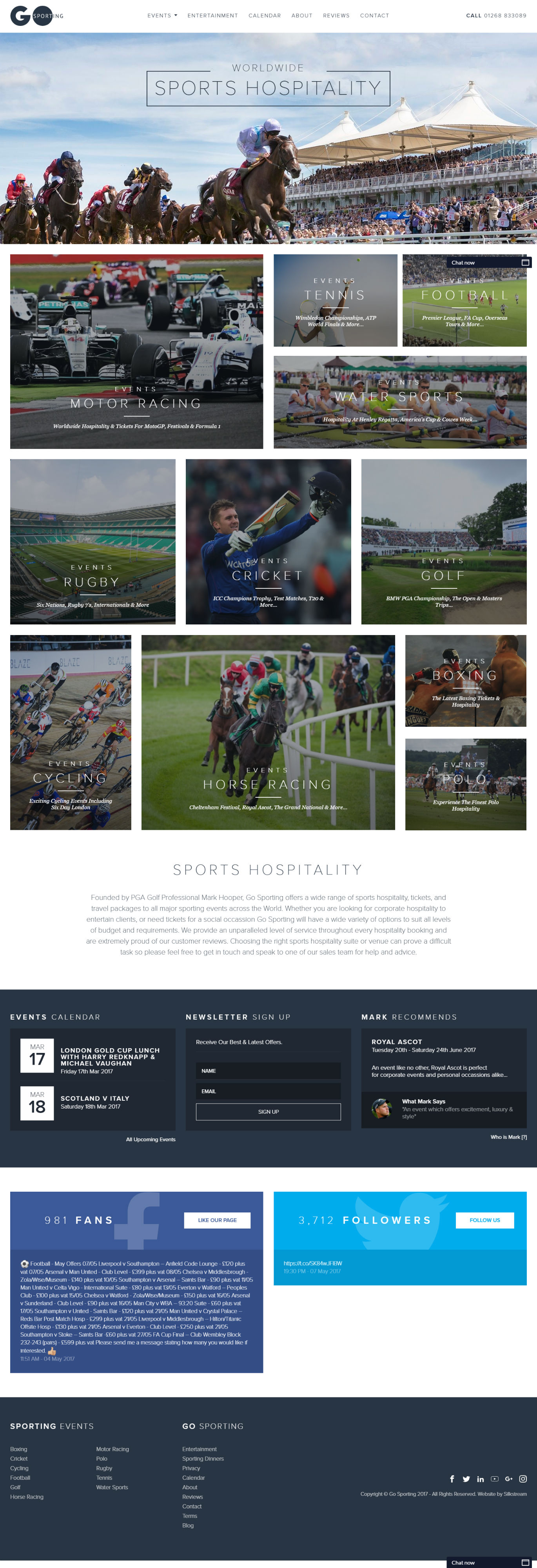 Go Sporting Homepage