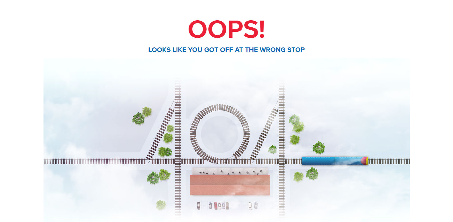 South West Trains 404 page