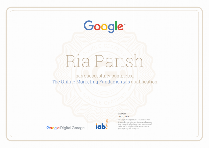 What is Google Digital Garage? Silkstream