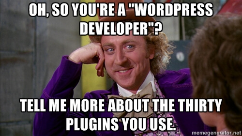 Wordpress Developer Meme