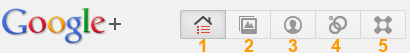 google plus nav bar